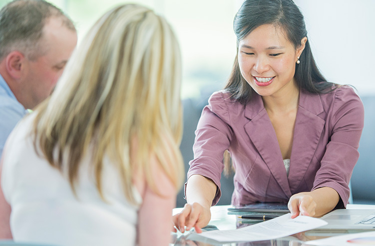 people in meeting about personal loans